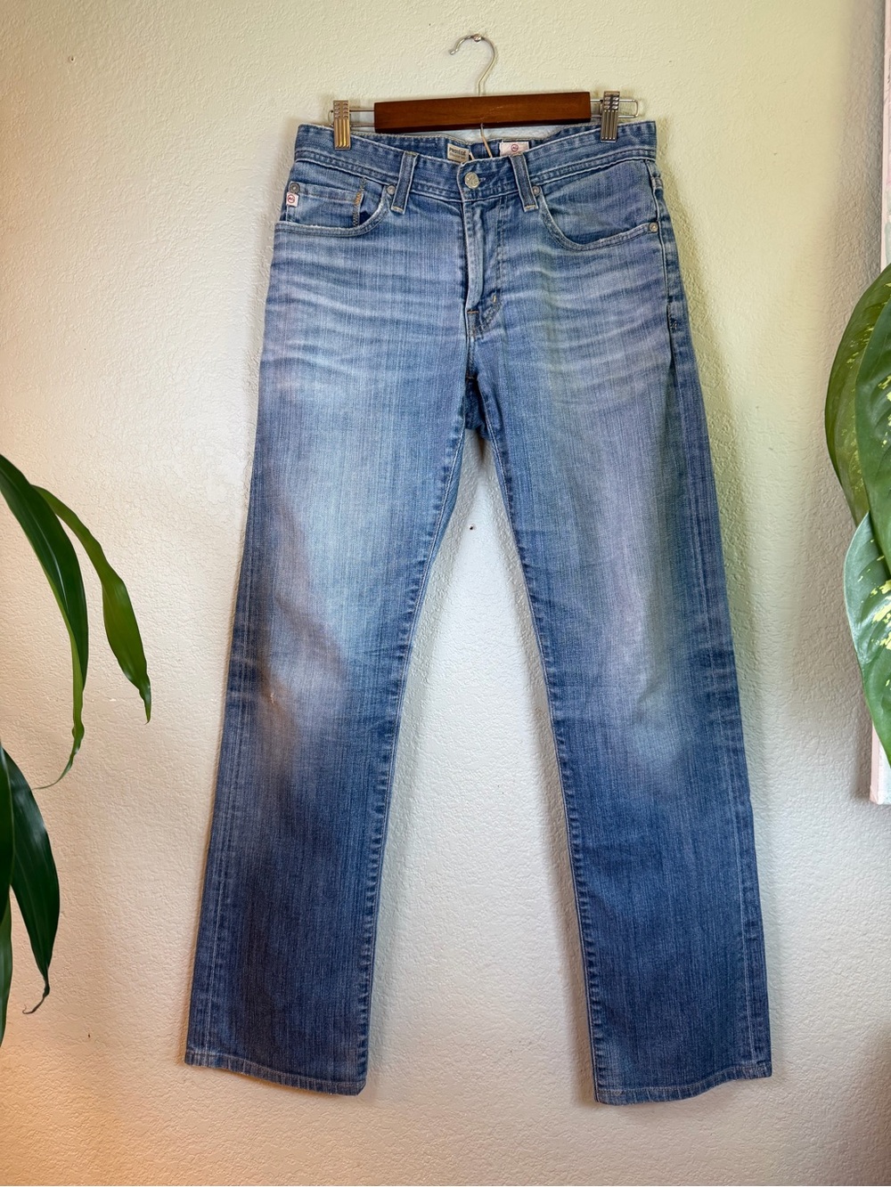 Adriano Goldschmied Protege Straight Leg Medium Distressed Wash Classic Jean 29
